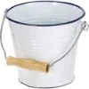 IBILI Utility Bucket Blanca 14 Cm In White/Blue, Wood, 14 X 14 X 20 Cm -KitchenAid Shop 41pVkcF98VL