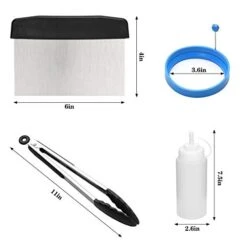 Griddle Accessories Compatible With Blackstone And Camp Chef, Flat Top Griddle Scraper Tool With Melting Dome For Outdoor Cooking, Grill Accessories 11 Griddle Accessories Compatible With Blackstone And Camp Chef, Flat Top Griddle Scraper Tool With Melting Dome For Outdoor Cooking, Grill Accessories -KitchenAid Shop 41pdXPrPGUL