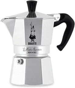 Bialetti Express Moka Pot, 6 -Cup, Aluminum Silver -KitchenAid Shop 41pibw 20uL. AC