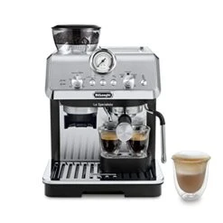 De'Longhi ’Longhi La Specialista Arte EC9155MB, Espresso Machine With Grinder, Bean To Cup Coffee & Cappuccino Maker With Professional Steamer, My Latte Art Milk Frother,Barista SS Kit Included, 1450W, Metal