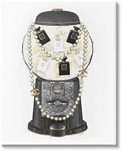 Stupell Industries Vintage Gumball Machine Designer Perfume Necklace Accessories, Design By Amanda Greenwood, Black, 16 X 20 23 Stupell Industries Vintage Gumball Machine Designer Perfume Necklace Accessories, Design By Amanda Greenwood, Black, 16 X 20 -KitchenAid Shop 41puVwgszNL. AC 1