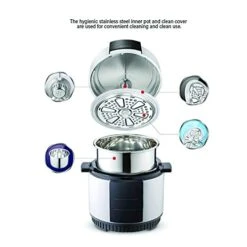 ONEPOT All In One Electric Smart 3 Step Multi Pressure Cooker 3L 220v