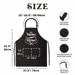 Saukore Funny Aprons For Women Men, Novelty Kitchen Cooking Apron With 2 Pockets, Cute Baking Apron For Bakers, Birthday Housewarming Mothers Day Apron Gift For Mom Wife Daughter Sister Aunt Grandma -KitchenAid Shop 41q2GGkEc3L