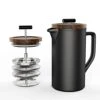Ceramic French Press Coffee Maker, 22 Ounce French Press Coffee With Walnut Wood Lid, Premium Triple Filters Food Grade Stainless Steel For Good Coffee And Tea, Black -KitchenAid Shop 41q3QEyX90L