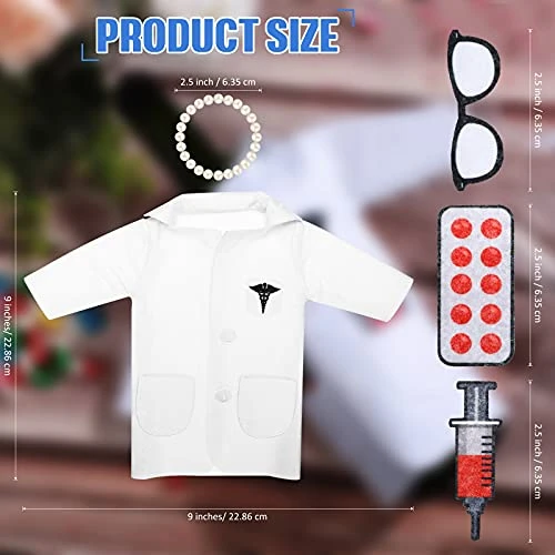 White Coat Wine Bag Doctor Wine Cover Felt Doctor Wine Insulated Cover Nurse Wine Wrapping Bag With Syringe Necklace For Male Female Graduation, Birthday, Anniversary, Nurse Practitioner 6 White Coat Wine Bag Doctor Wine Cover Felt Doctor Wine Insulated Cover Nurse Wine Wrapping Bag With Syringe Necklace For Male Female Graduation, Birthday, Anniversary, Nurse Practitioner - Image 4