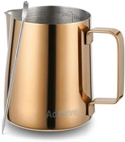 Milk Frothing Pitcher, 12oz 20oz 32oz 50oz 66oz Steaming Pitcher Stainless Steel Coffee Bar Espresso Machine Accessories, Cappuccino Barista Tools Milk Jug Steamer Frother Cup With Latte Art Pen -KitchenAid Shop 41qCGa8jCoL. AC