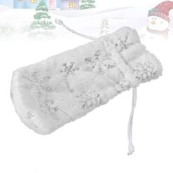 Christmas Wine Bottle Cover Plush Sequined Snowflake Wine Bottle Cover Bags Champagne Holder Christmas Kitchen Table Centerpiece Ornaments Xmas Gift Decoration -KitchenAid Shop 41qNvm5nAJL