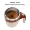 Magnetic Mixing Coffee Mug, Easy To 380ml Capacity Multifunctional Electric Stirring Cup For Home For Office