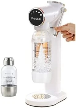 Sparkling Water Maker Machine,Soda Maker Machine For Home Use, Carbonated Drink Maker,Carbonate Anything, Easy To Clean, Home Soda Machine,5-Level Bubble Volume,Excluding CO2 Bottles -KitchenAid Shop 41qSE4rQtRL. AC 2