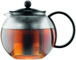 Bodum Assam Set And 2 Mugs Tea Press With Filter, 34 Oz, Black -KitchenAid Shop 41qZKKpV8HL. AC