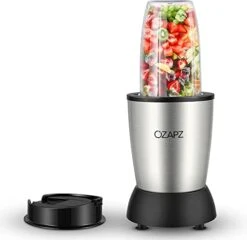 700W Smoothie Blender, OZAPZ Personal Blender For Shakes And Smoothies, Bullet Blender For Sports, Fruit Juice, Protein Drinks, Grinder, Fruit Mixer With Blending And Grinding Blades, 2 Portable Cups -KitchenAid Shop 41qaSFmnjBL