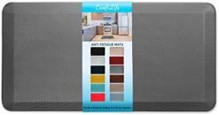Anti Fatigue Floor Mat – 3/4 Inch Thick Perfect Kitchen Mat, Standing Desk Mat – Comfort At Home, Office, Garage – Durable – Stain Resistant – Non-Slip Bottom (20" X 32", Black) 27 Anti Fatigue Floor Mat – 3/4 Inch Thick Perfect Kitchen Mat, Standing Desk Mat – Comfort At Home, Office, Garage – Durable – Stain Resistant – Non-Slip Bottom (20" X 32", Black) -KitchenAid Shop 41qcJJNAQtL. AC