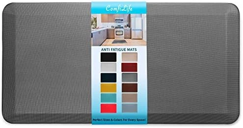 Anti Fatigue Floor Mat – 3/4 Inch Thick Perfect Kitchen Mat, Standing Desk Mat – Comfort At Home, Office, Garage – Durable – Stain Resistant – Non-Slip Bottom (20" X 32", Black) 13 Anti Fatigue Floor Mat – 3/4 Inch Thick Perfect Kitchen Mat, Standing Desk Mat – Comfort At Home, Office, Garage – Durable – Stain Resistant – Non-Slip Bottom (20" X 32", Black) - Image 11