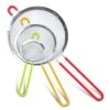 Et Of 3 Fine Mesh Strainer For Kitchen With Silicone Handle - Sieve Fine Mesh Stainless Steel Strainer, Sieve For Quinoa, Flour, Filter, Rinse, Strain Pasta, Noodles, Fine Mesh Seive -KitchenAid Shop 41qkbbolFxL