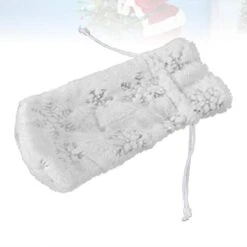 Christmas Wine Bottle Cover Plush Sequined Snowflake Wine Bottle Cover Bags Champagne Holder Christmas Kitchen Table Centerpiece Ornaments Xmas Gift Decoration -KitchenAid Shop 41qmWRuvtfL