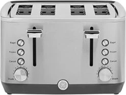 Stainless Steel Toaster | 2 Slice | Extra Wide Slots For Toasting Bagels, Breads, Waffles & More | 7 Shade Options For The Entire Household To Enjoy | Countertop Kitchen Essentials | 850 Watts -KitchenAid Shop 41qnlSBqJkS. AC