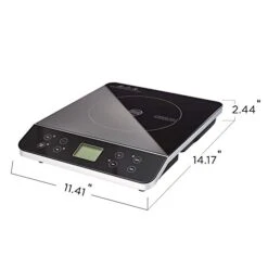 Countertop Induction Burner, Portable Electric Hot Plate, Smart Touch LCD Display, Hassle-Free Temperature Control And Adjustable Timer With Auto Shut Off, Black, One Size 15 Countertop Induction Burner, Portable Electric Hot Plate, Smart Touch LCD Display, Hassle-Free Temperature Control And Adjustable Timer With Auto Shut Off, Black, One Size -KitchenAid Shop 41qvlFdfBIL