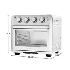 Vente Air Fryer Toaster Oven, 1700W Stainless Steel Countertop Convection Oven Combo, 26 Qt Large Capacity With Accessories Perfect For Rotisserie And Dehydrator Chicken Pizza, Silver OFM2025BR -KitchenAid Shop 41qwGkQPvTL