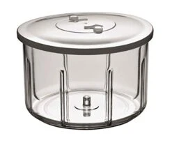 Rösle Stainless Steel Food Processor Base With Lid, 0.6L Capacity