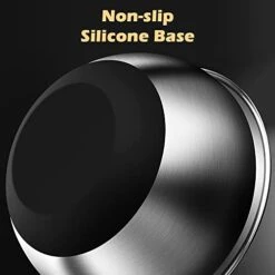 Salad Spinner Stainless Steel Large ，Press Type Salad Spinner，Kitchen Handheld Vegetable Washer Fruit Dryer Drainer Dehydrator Steel With Glass Lid，3.5L -KitchenAid Shop 41r2ZowGNIL