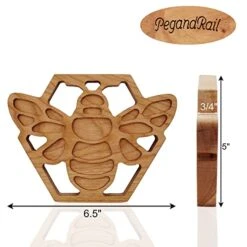 Honey Bee Trivet- Solid Cherry Wood Trivet Hot Pad Holder 12 Honey Bee Trivet- Solid Cherry Wood Trivet Hot Pad Holder -KitchenAid Shop 41r2ug9qJTL