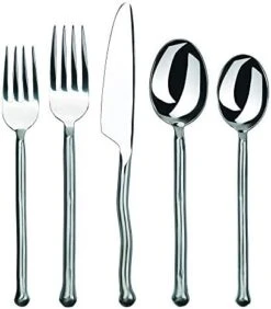 4-Piece Spreader Knife Matte/Polished Metal Flatware Serving Set, Stainless Steel, Cheese And Butter Spreading Knives, Dishwasher Safe -KitchenAid Shop 41r4uzIftL. AC