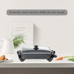 Large Capacity Nonstick Electric Skillet - Serves 4 To 6 People (16 Inch) -KitchenAid Shop 41r5pyvjVjL