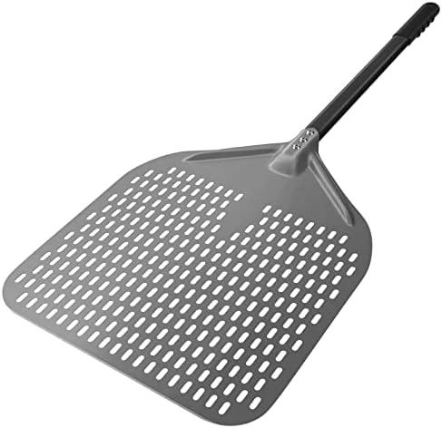 14” Perforated Pizza Peel, Long Handle Hard Anodized Aluminum Pizza Peel, Extra Large Pizza Turning Peel, Professional Pizza Pizza Paddle, 34.8 Inch Overall 8 14” Perforated Pizza Peel, Long Handle Hard Anodized Aluminum Pizza Peel, Extra Large Pizza Turning Peel, Professional Pizza Pizza Paddle, 34.8 Inch Overall - Image 6