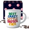 Sisters Gifts From Sister And Brother - Best Little Sister Ever Coffee Mug, Sister Gift Idea For Christmas, Women's Birthday, Rakhi, Valentines, Mothers Day Mugs -KitchenAid Shop 41r92TXrYJL
