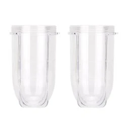 2 PCS Replacement Cups For Magic Bullet Replacement Parts 16OZ Blender Cups Jar Compatible With 250W Magic Bullet MB1001 Series Juicer Mixer