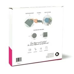 Cook 4 Pack, Silicone Trivet Set | Heat-Resistant Mats For Countertops | Grey Silicone Hot Pads For Kitchen | Non-Slip Silicone Trivets For Hot Pots & Pan