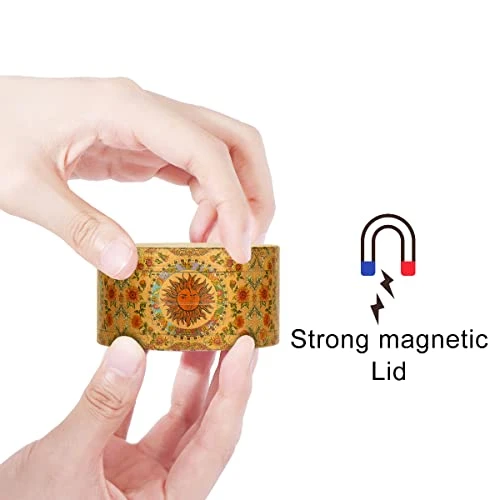 3 Inch Grinder Large Grinder Vintage Boho Grinder Sun And Moon Orange 5 3 Inch Grinder Large Grinder Vintage Boho Grinder Sun And Moon Orange - Image 3