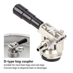 Keg Dispenser, Heavy Duty Dispense Beer Kegerator Beer Brewing Supplies Beer D Keg Coupler Keg Coupler With Pressure Reducing Valve For Beer Cola Kegs 13 Keg Dispenser, Heavy Duty Dispense Beer Kegerator Beer Brewing Supplies Beer D Keg Coupler Keg Coupler With Pressure Reducing Valve For Beer Cola Kegs -KitchenAid Shop 41rQXQ8dzzL 1