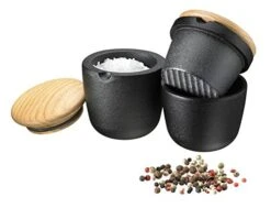 Skeppshult Cast Iron Herb Grinder - Black/Brown - Small