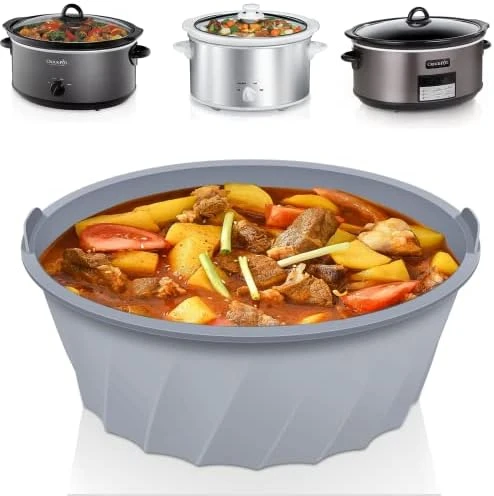 Silicone Slow Cooker Liners, Silicone Crockpot Liner For 6 Quart Oval Slow Cookers, Reusable Crock Pot Liners Silicone Leakproof BPA Free Heat Resistant Dishwasher Safe 9 Silicone Slow Cooker Liners, Silicone Crockpot Liner For 6 Quart Oval Slow Cookers, Reusable Crock Pot Liners Silicone Leakproof BPA Free Heat Resistant Dishwasher Safe - Image 7