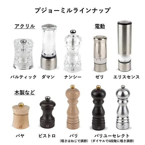 Peugeot Baltic 3 Inch Salt Mill, Acrylic 9 Peugeot Baltic 3 Inch Salt Mill, Acrylic - Image 7