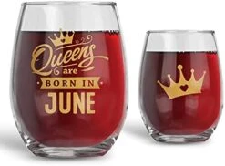 Irthday Gifts For Women - Queens Are Born In May - Taurus And Gemini - 21oz Stemless Wine Glass - Unique Horoscope Gifts For Her - Happy Birthday Gifts For Moms, Best Friends, Sisters -KitchenAid Shop 41rkeNcNpNS. AC
