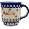 11 Oz Babcia - Grandma Mug (Hearts And Flowers Theme) + Certificate Of Authenticity