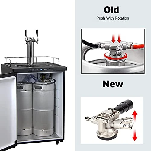 Keg Dispenser, Heavy Duty Dispense Beer Kegerator Beer Brewing Supplies Beer D Keg Coupler Keg Coupler With Pressure Reducing Valve For Beer Cola Kegs 6 Keg Dispenser, Heavy Duty Dispense Beer Kegerator Beer Brewing Supplies Beer D Keg Coupler Keg Coupler With Pressure Reducing Valve For Beer Cola Kegs - Image 4