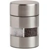 Lde Thompson Stainless Steel Pepper & Salt Mill, Dual Grinder 2-in-l