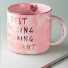 Best Wedding Officiant Mug - Funny Thank You Gifts - Pink Marble Ceramic Coffee Cup 11.5 Oz