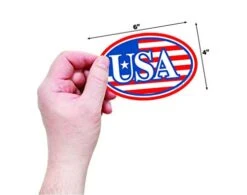 Patriotic Magnet - American Flag With Bright Colors - Long Lasting Magnets For Cars - Refrigerator Car Decals - Well Designed Magnetic Fridge Decal-Made In USA (6" X 4", In God We Trust) 8 Patriotic Magnet - American Flag With Bright Colors - Long Lasting Magnets For Cars - Refrigerator Car Decals - Well Designed Magnetic Fridge Decal-Made In USA (6" X 4", In God We Trust) -KitchenAid Shop 41s48CSKmRL