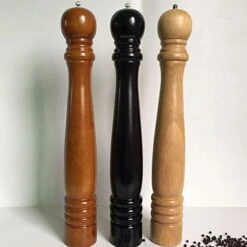 Giant Wood Pepper Mill Hotel Salt Pepper Mill Large 20" Super Big Oak Wooden Salt And Pepper Stainless Steel Core Manual Pepper Grinder-Brown 18 Giant Wood Pepper Mill Hotel Salt Pepper Mill Large 20" Super Big Oak Wooden Salt And Pepper Stainless Steel Core Manual Pepper Grinder-Brown -KitchenAid Shop 41s5dBUZigL