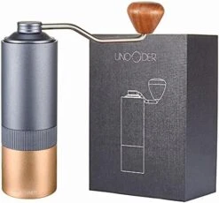 Manual Coffee Grinder, Numerical Internal Adjustable Stainless Steel Burr [Fixed With Dual Bearing Design] Hand Coffee Bean Grinder [Capacity 30g] Espresso To Coarse For Office, Home, Camping -KitchenAid Shop 41s99pNfAL. AC