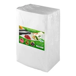 4mil100 Quart Size 8x12Inch Vacuum Freezer Sealer Bags For Food ,BPA Free, Heavy Duty Commercial Grade,Sous Vide Vaccume Safe,Universal Design Pre-Cut Bag And Work With Any Types Vacuum Sealer