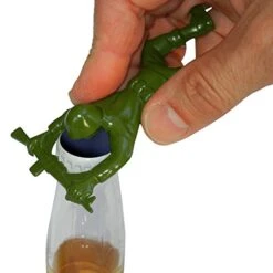 Army Man Bottle Opener. Includes Camouflage Draw String Gift Bag. Solid Die Cast Zinc Alloy Metal. Unique Gifts For Men By Qualitas Products -KitchenAid Shop 41sGsdtZpVL