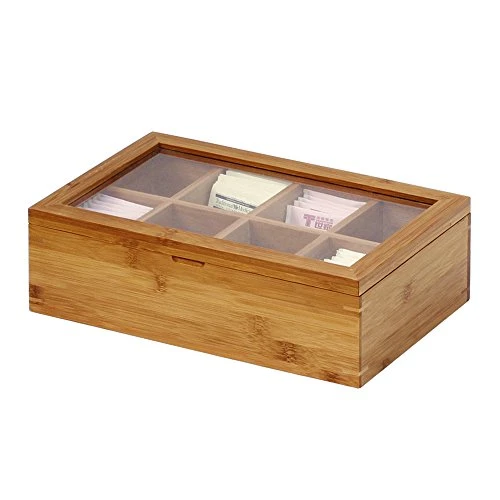 - TB1323 Oceanstar Bamboo Tea Box, 12 Inch, Natural 6 - TB1323 Oceanstar Bamboo Tea Box, 12 Inch, Natural - Image 4