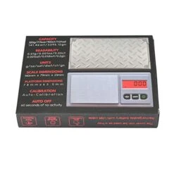 Scale 220g/ 0.01g, Digital Pocket Scale 100g Calibration Weight,Mini Jewelry Scale, Kitchen Scale,6 Units Conversion, Tare & LCD Display, Auto Off, Rechargeable Battery -KitchenAid Shop 41sTjDjAA0L