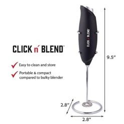 Lick N Blend Handheld, Mini Electric Drink Mixer, Foamer & Frother For Protein Shakes, Coffee, Lattes 13 Lick N Blend Handheld, Mini Electric Drink Mixer, Foamer & Frother For Protein Shakes, Coffee, Lattes -KitchenAid Shop 41sZfjWqyGL