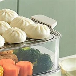 REMYS Large Soup Pot Electric Steamer Stews One Body Electric Steamer Steamer Box Household Small Three-Layer Multifunctional Pot 9 REMYS Large Soup Pot Electric Steamer Stews One Body Electric Steamer Steamer Box Household Small Three-Layer Multifunctional Pot -KitchenAid Shop 41saDLiPF2L 2